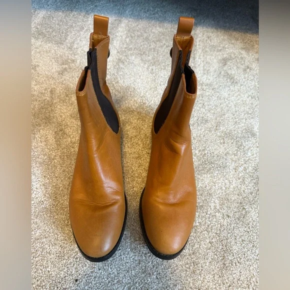 Cole Haan Tan and Brown Ankle Boots - Picture 5 of 9